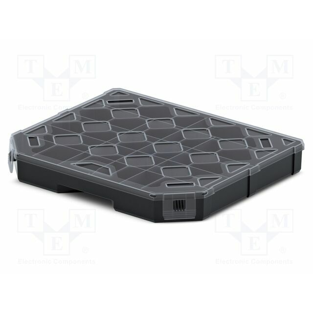 KISTENBERG Container: collective; with partitions; black
