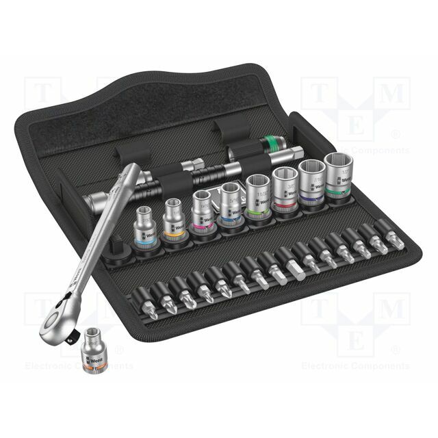 Wrench-set; inch,socket spanner; 1/4"; 28pcs