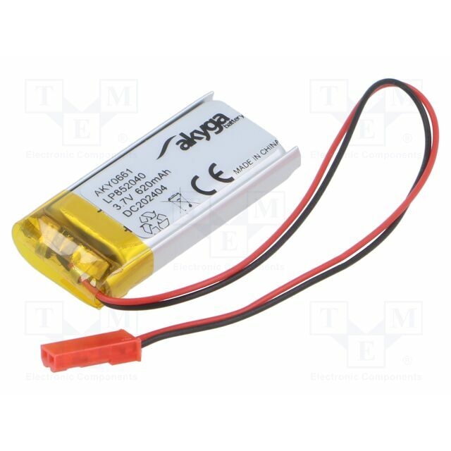 AKYGA BATTERY Re-battery: Li-Po; 620mAh; 3