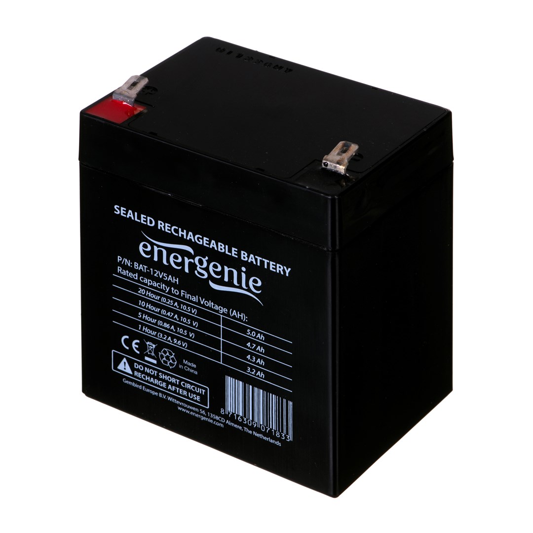 ENERGENIE Akumulator uniwersalny GEMBIRD BAT-12V5AH (5000mAh)