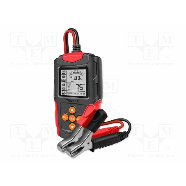 Tester: rechargeable batteries; 150x90x35mm; VDC: 12÷24V