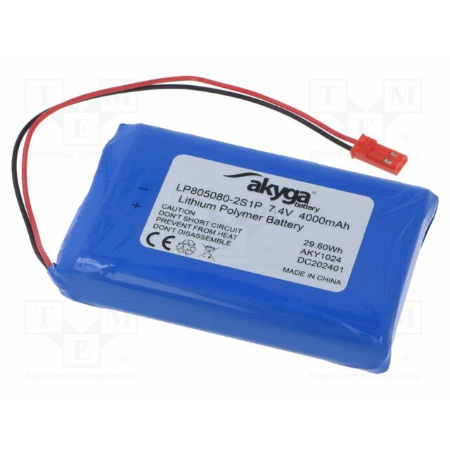 AKYGA BATTERY Re-battery: Li-Po; 4000mAh; 7