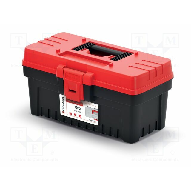 KISTENBERG Chest; tool case; black-red; polymer