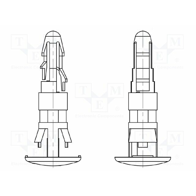 DREMEC Pin; polyamide 66; L: 16mm