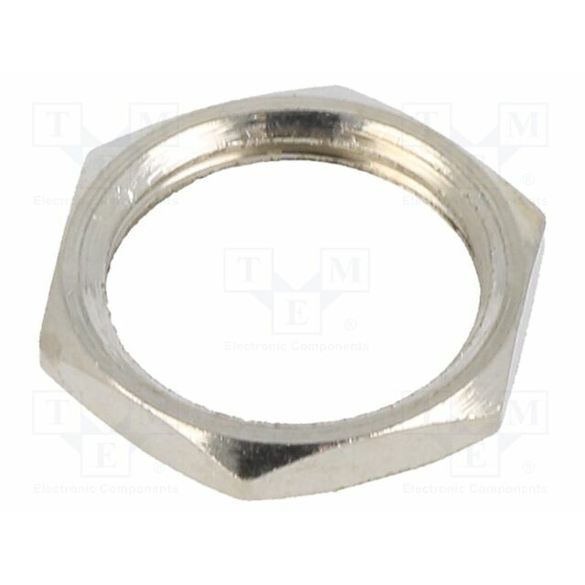 KEYSTONE Nut; hexagonal; 1/4"-32; brass