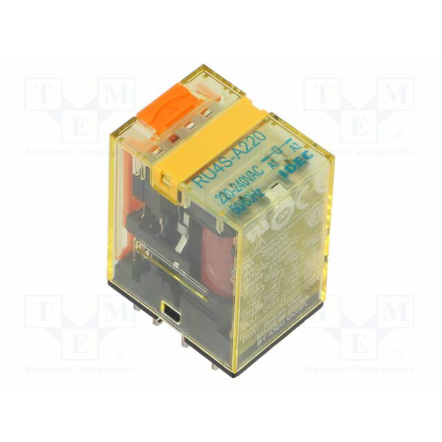 IDEC Relay: electromagnetic; Ucoil: 220VAC; 4PDT