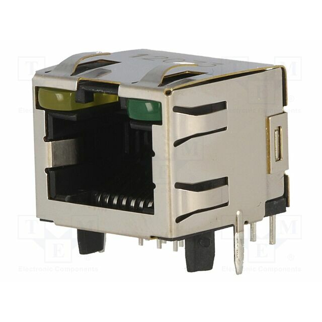 TE CONNECTIVITY Connector: RJ45; socket; PIN: