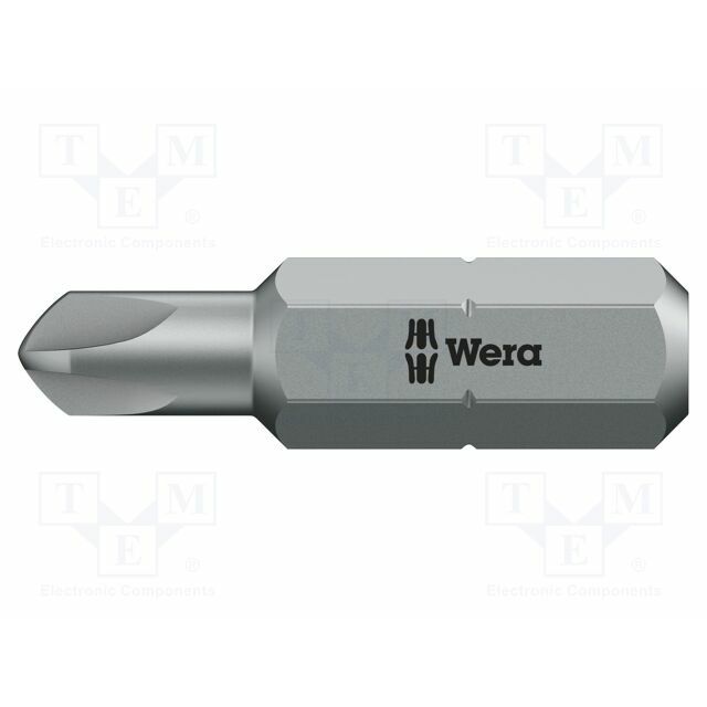 Screwdriver bit; Torq-Set®; TS2; 1/4"; Overall
