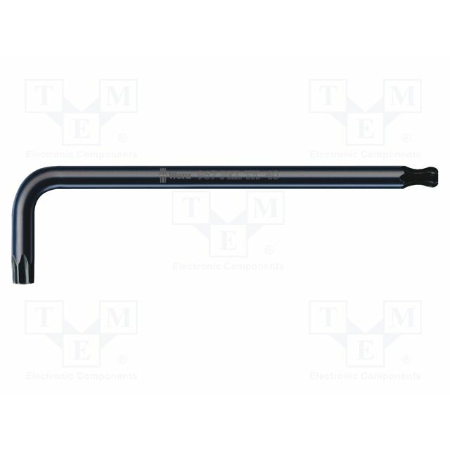 Wrench: Torx®; spherical; TX8; Overall len: