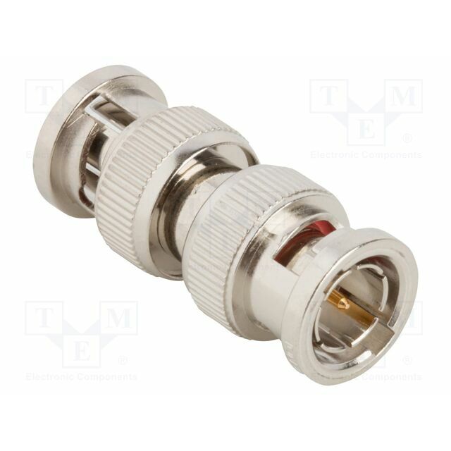 AMPHENOL RF Adapter; BNC male,both