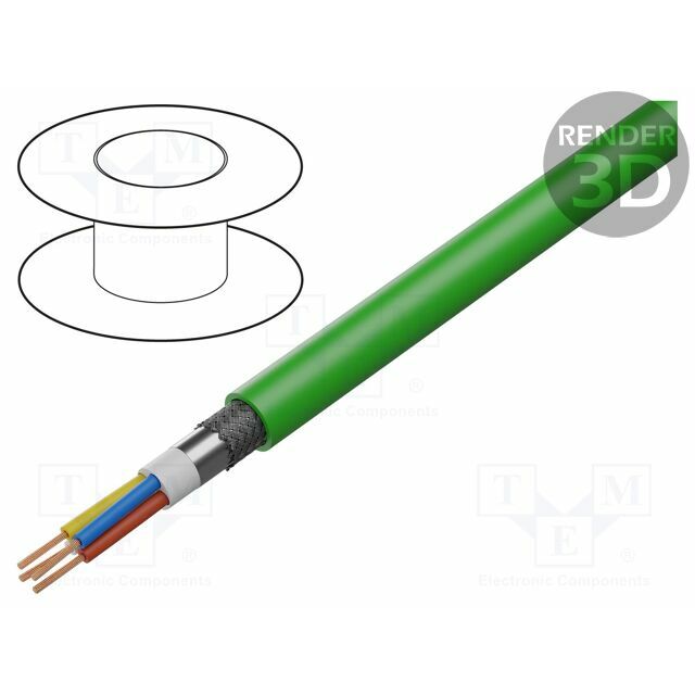 SIEMENS Wire; SF/UTP; 2x2x22AWG; industrial Ethernet