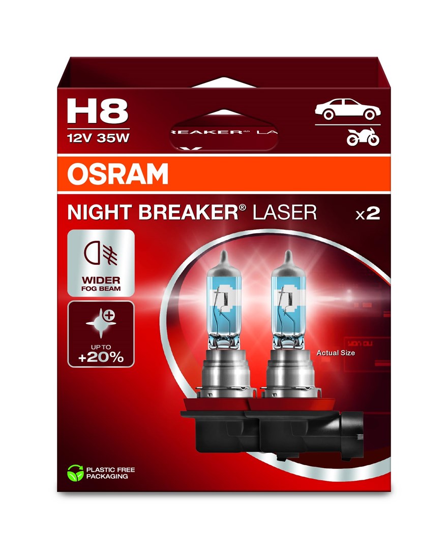 OSRAM Night Breaker Laser H8 12V