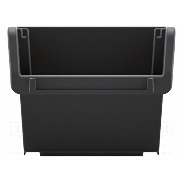 KISTENBERG Container: cuvette; black; 290x200x150mm; TRUCK