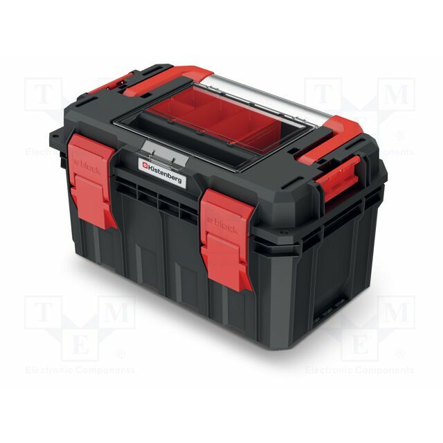 KISTENBERG Chest; tool case; black; polymer