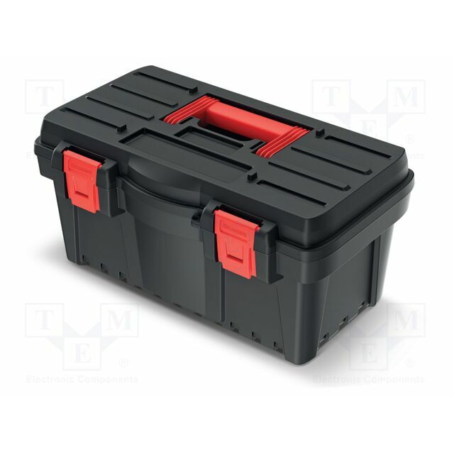 KISTENBERG Chest; tool case; black; polymer
