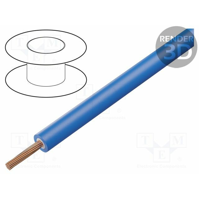 ELECTRO-PJP Wire; 1x1.5mm2; stranded; Cu