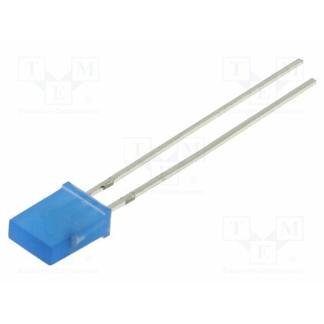 OPTOSUPPLY LED; blue; rectangular; 7x5x2mm; bipolar