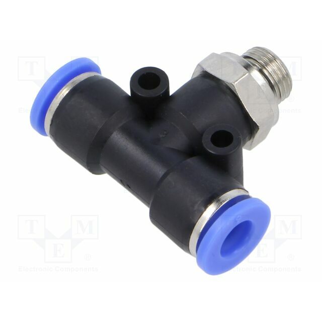 PNEUMAT Push-in fitting; T-tap splitter; -0