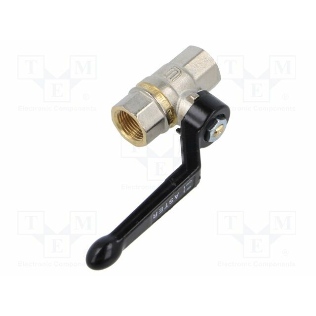 PNEUMAT Ball valve; max.25bar; nickel