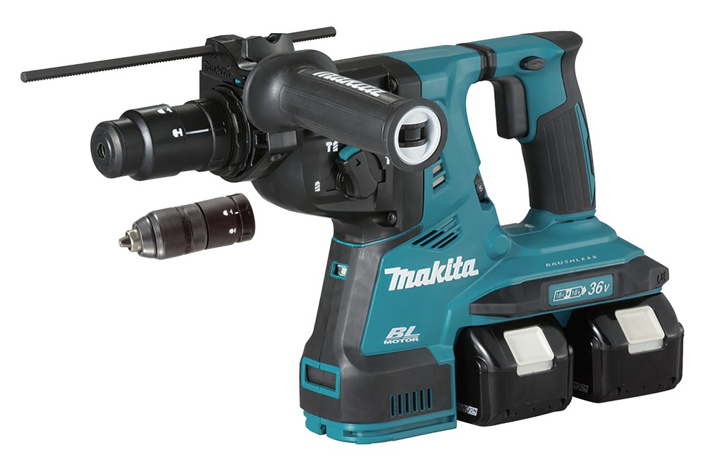 Makita DHR281PT2J drill 5000 RPM SDS