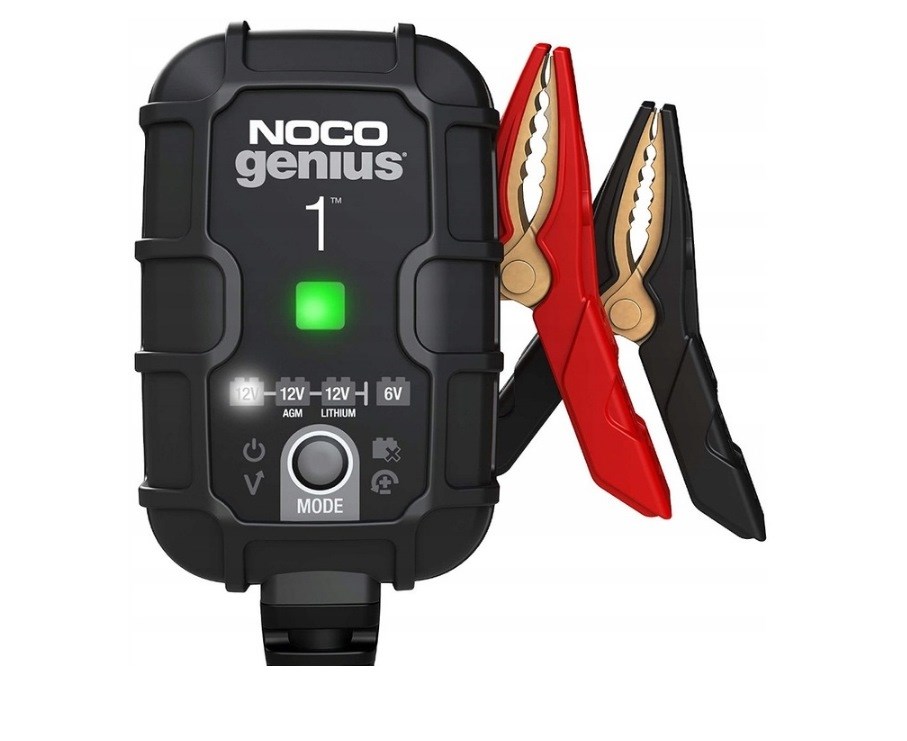 NOCO GENIUS1 1A 6V/12V akumulatoru lādētājs