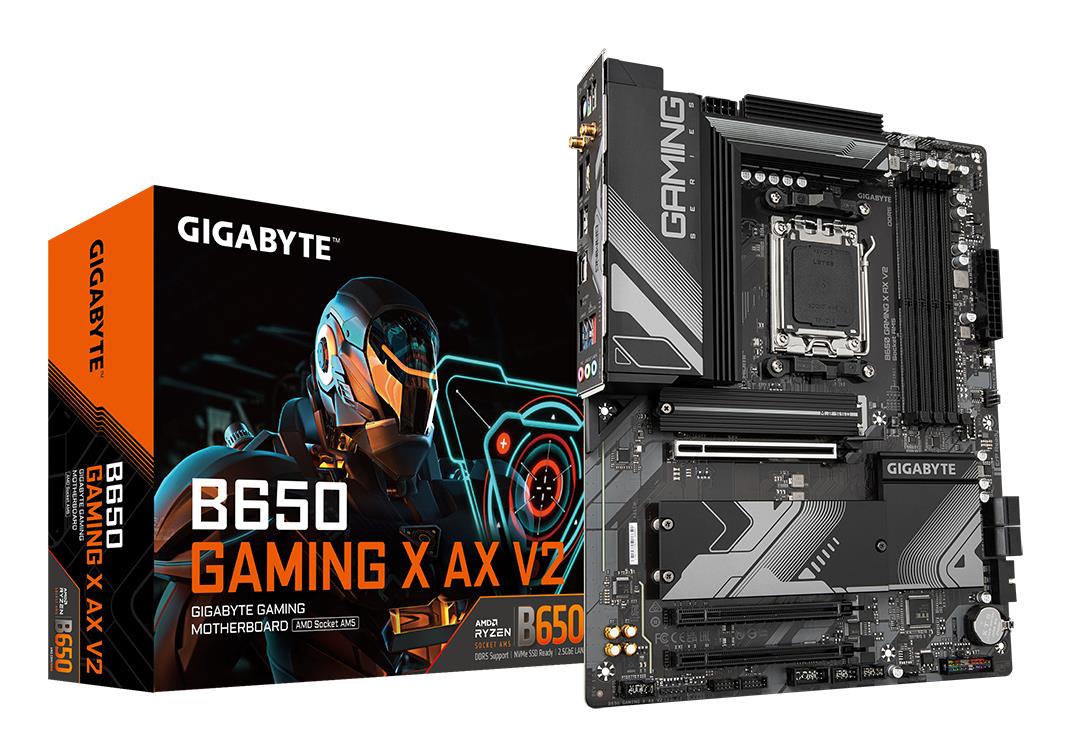 Mainboard|GIGABYTE|AMD B650|Socket AM5|ATX|RAM DDR5-SDRAM|4xSlots|Wi-Fi Yes|Bluetooth Yes|3xNumber