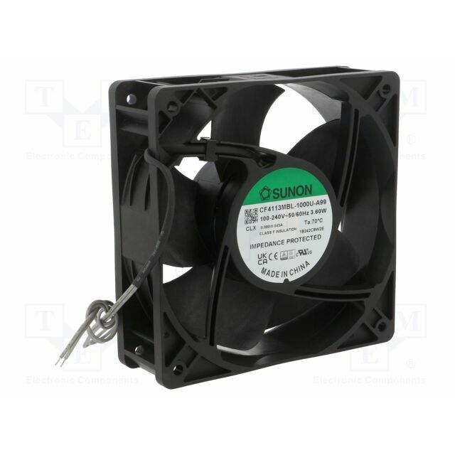 SUNON Fan: EC; 120x120x38mm; axial; 230VAC