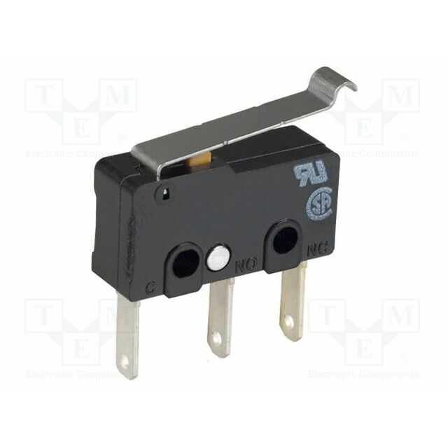 OMRON Microswitch SNAP ACTION; SPDT; ON-(ON)