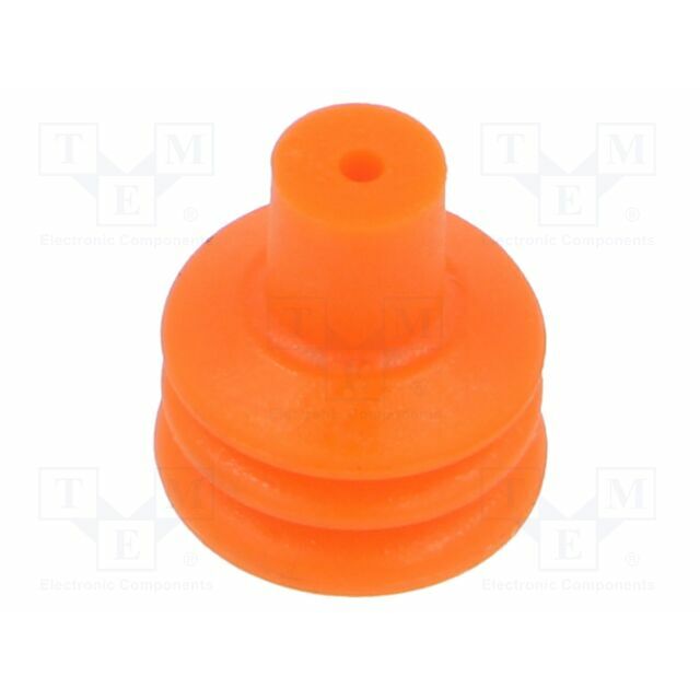 Gasket; orange; silicone; 0.5÷1.5mm2
