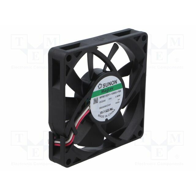 SUNON Fan: DC; 80x80x15mm; axial; 24VDC