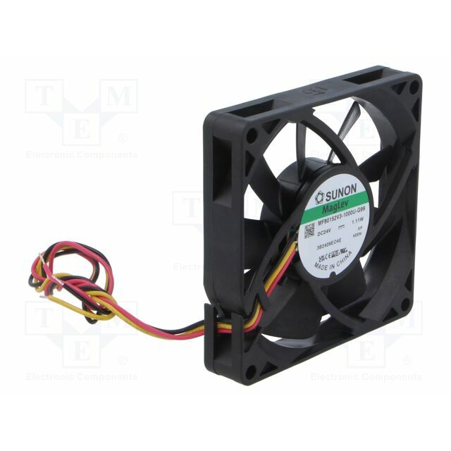 SUNON Fan: DC; 80x80x15mm; axial; 24VDC