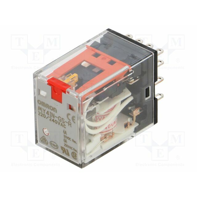 OMRON Relay: electromagnetic; Ucoil: 240VAC; 4PDT