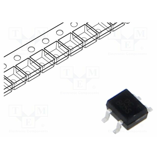 DC COMPONENTS Bridge rectifier: single-phase; 50V