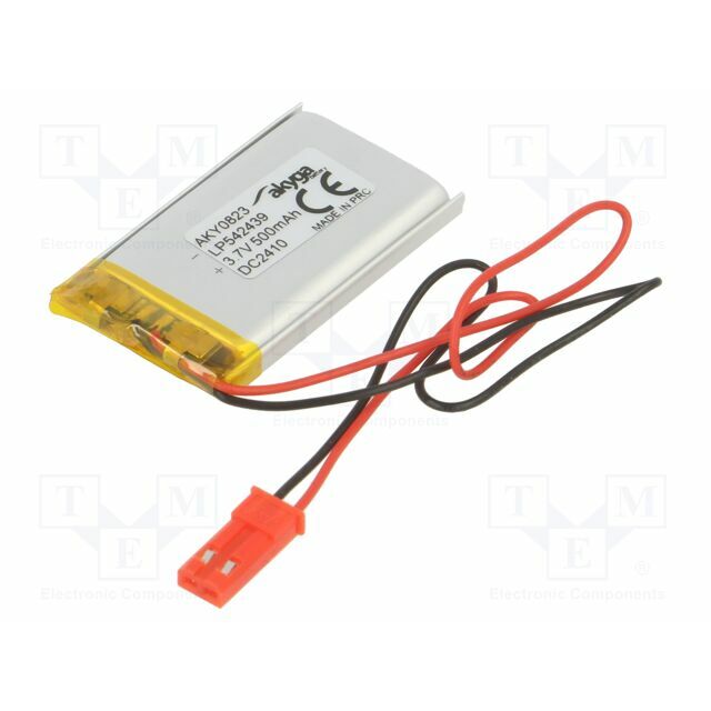 AKYGA BATTERY Re-battery: Li-Po; 500mAh; 3