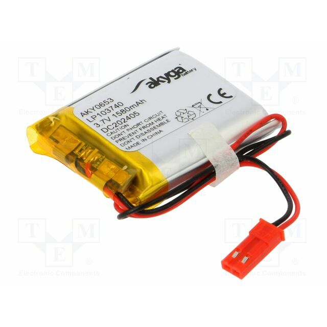 AKYGA BATTERY Re-battery: Li-Po; 1580mAh; 3