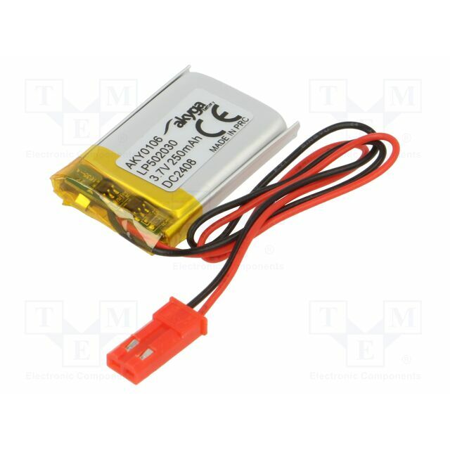 AKYGA BATTERY Re-battery: Li-Po; 250mAh; 3