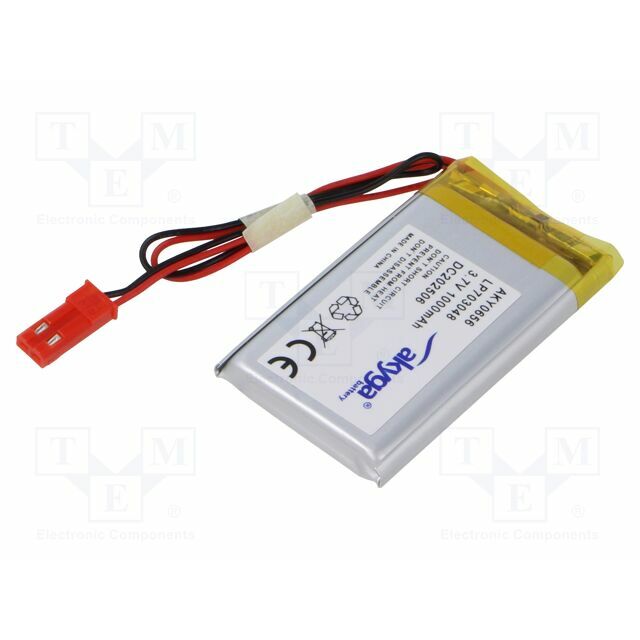 AKYGA BATTERY Re-battery: Li-Po; 1000mAh; 3
