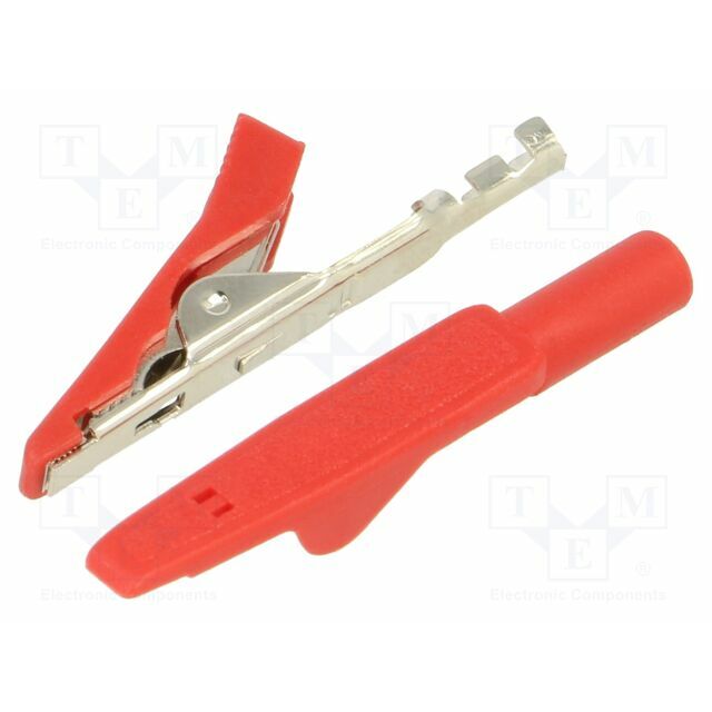 HIRSCHMANN T&M Crocodile clip; 8A; 60VDC