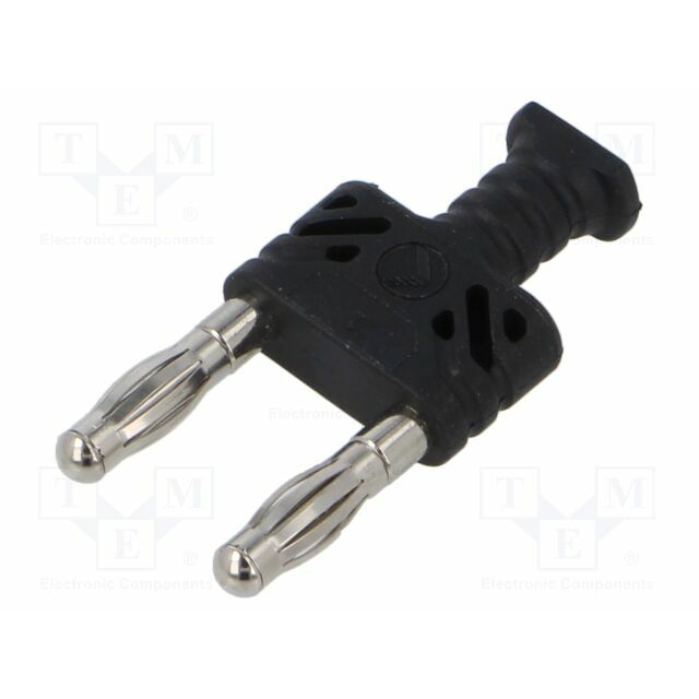 HIRSCHMANN T&M Adapter; black; 60VDC; 32A