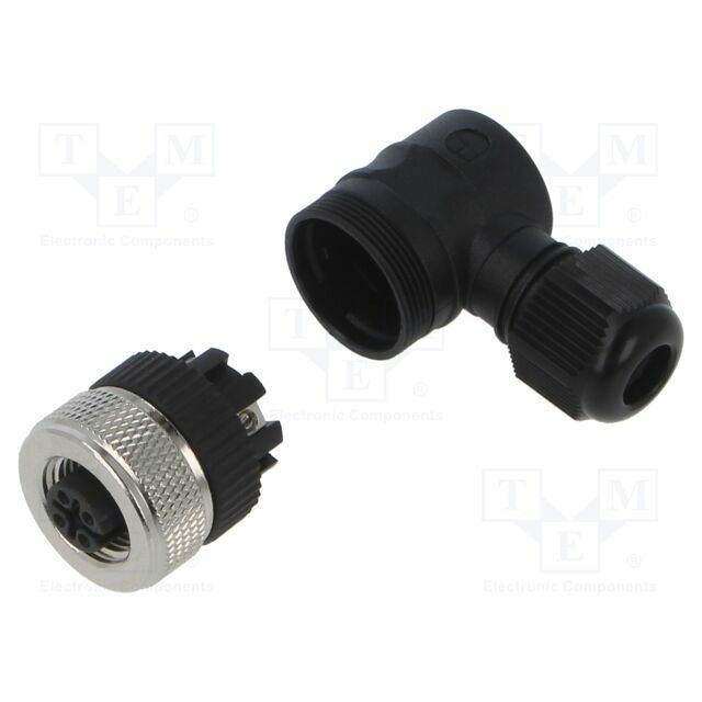 LUTRONIC Connector: M12; plug; PIN: 4