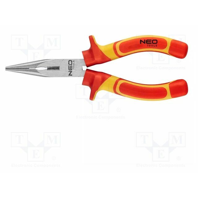 NEO TOOLS Insulated,straight,half-rounded nose