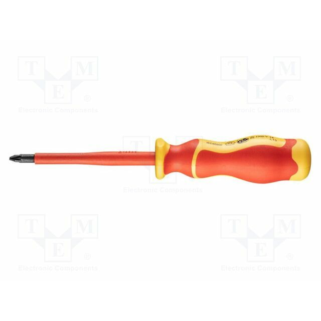 NEO TOOLS Screwdriver: insulated; Phillips; PH0