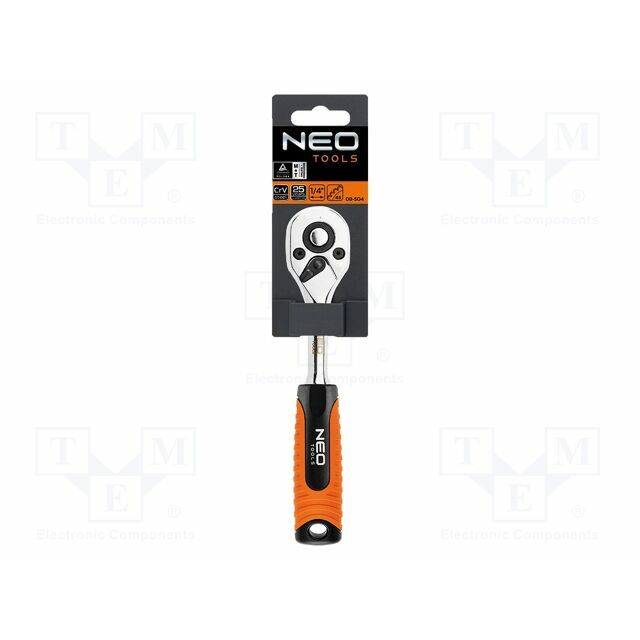 NEO TOOLS Wrench: rattle; 1/4"; with