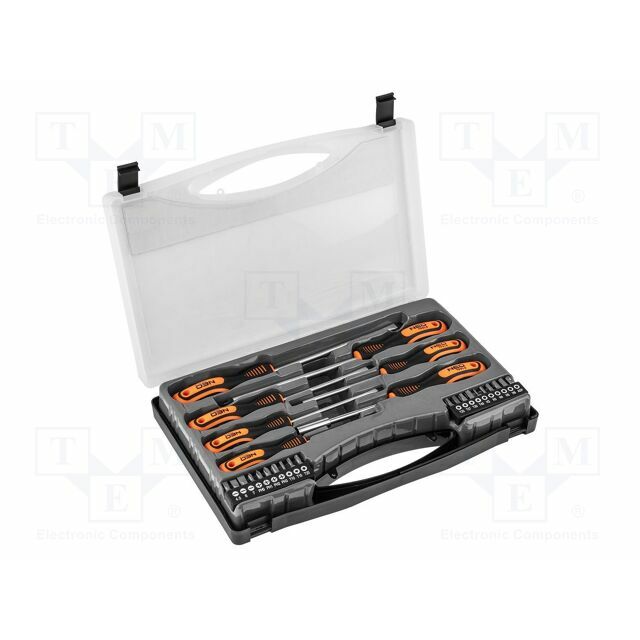NEO TOOLS Screwdriver: universal-set; Phillips,slot