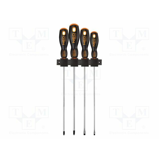 NEO TOOLS Screwdriver: universal-set; Phillips,slot