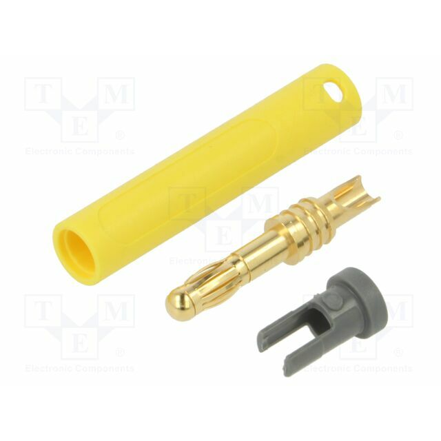 STAUBLI Laboratory connector: 4mm banana; plug