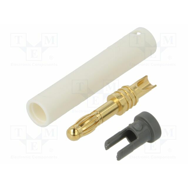 STAUBLI Laboratory connector: 4mm banana; plug