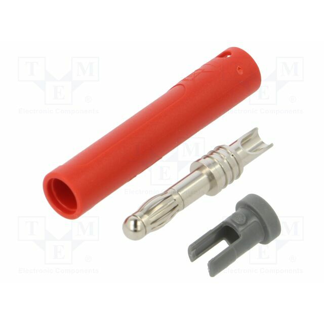 STAUBLI Laboratory connector: 4mm banana; plug