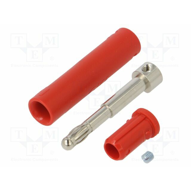 STAUBLI Laboratory connector: 4mm banana; plug