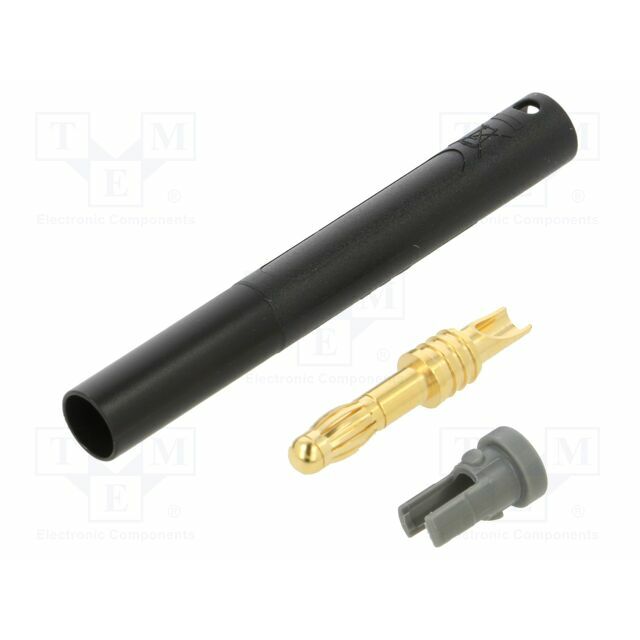 STAUBLI Laboratory connector: 4mm banana; plug